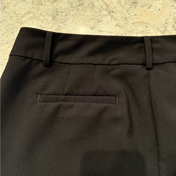 EUC Ann Taylor Factory Petite black flat front trousers, size 14P - Picture 3 of 4